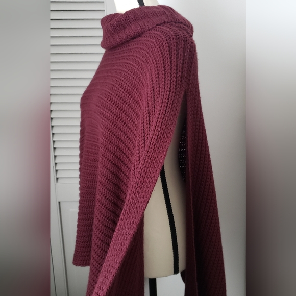 Purple Knitted Winter Sweater - Picture 2 of 4